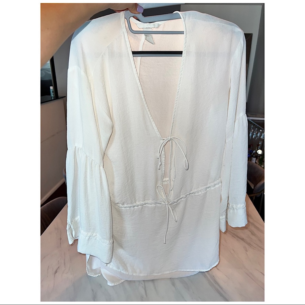 Satin beach cover up H&M